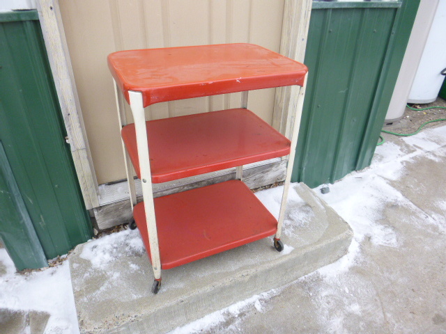 lot 54 image: Vintage Kitchen Cart