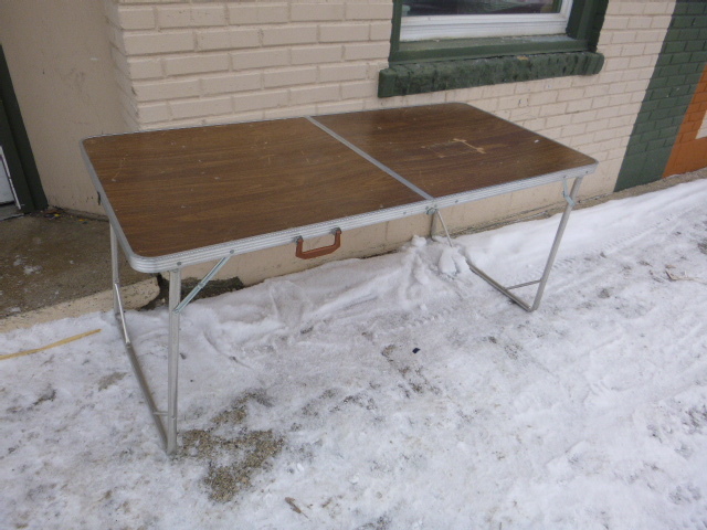 lot 52 image: Fold-Up Camp Table
