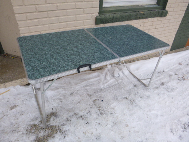 lot 53 image: Fold-Up Camp Table