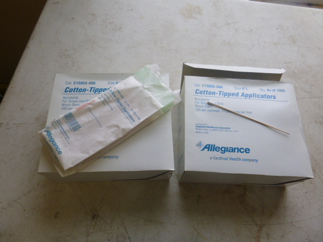 lot 121 image: 2 Boxes of Allegiance Cotton Tipped Applicators
