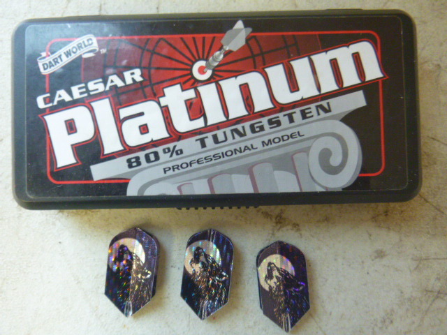 lot 163 image: Dart World Caesar Platinum Darts