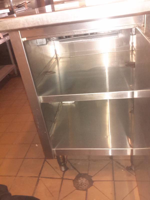 lot 19 image: Stainless Steel  Service Island.. Coffee Brew Island.. Sink and Plumbing installed.. Electrical and Storage.