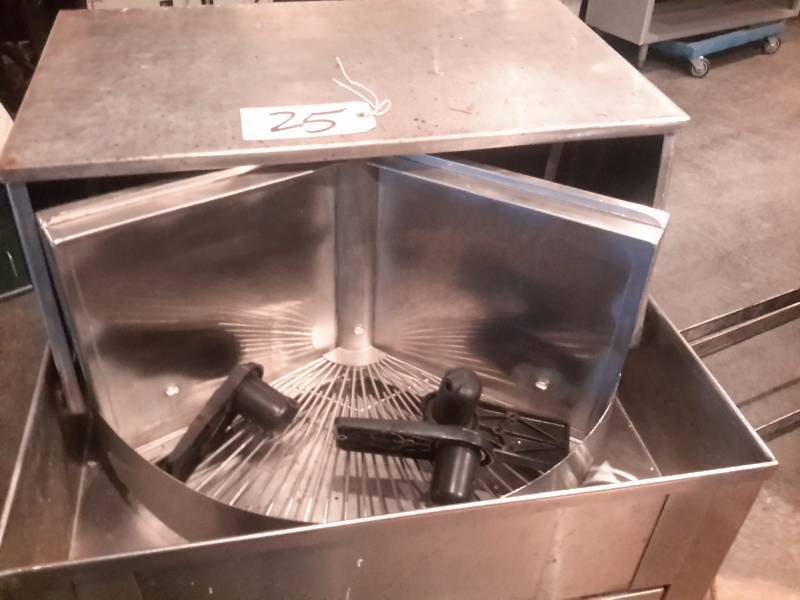 lot 25 image: Under Counter Bar Glass Washer.. American Dish Service.. NSF.. Works.