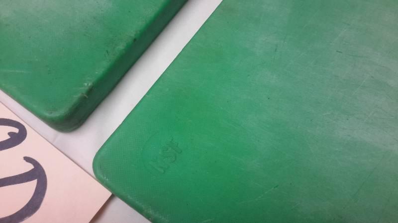 lot 80 image: 2, 12in x 18 in Cutting boards.. NSF