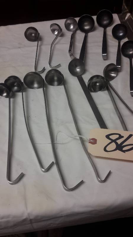 lot 86 image: 14 small ladels