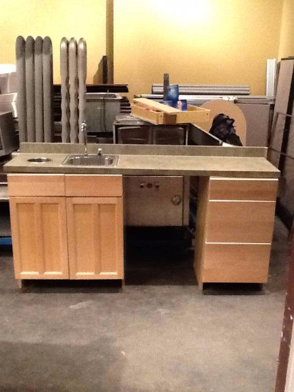 lot 267 image: IKEA Cabinets and Counter