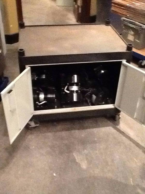 lot 278 image: Rolling Cabinet, 32x24x27tall