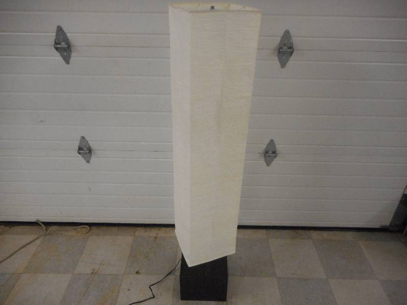 Mainstays Floor Lamp Dark Wood Finish
