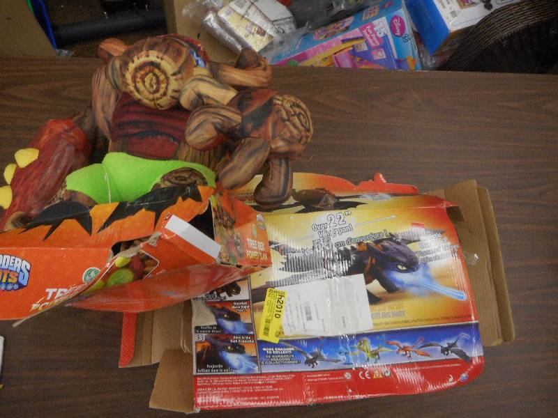 2 TOY DINOSAURS