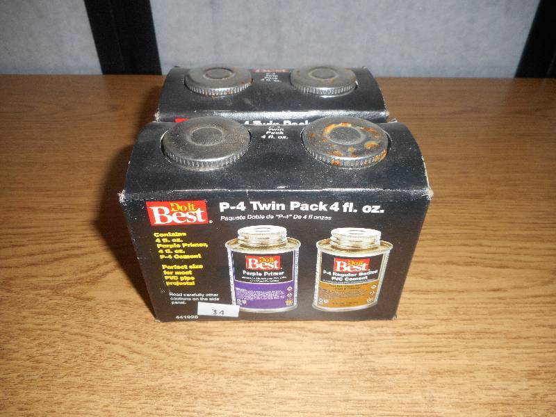 (2)  P-4 TWIN PACK PRIMER AND CEMENT COMBO PACK