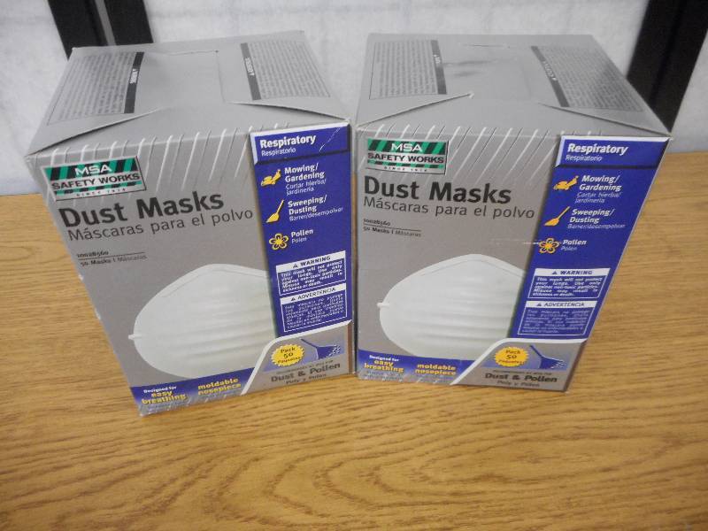 (2) BOXES OF DUST MASKS