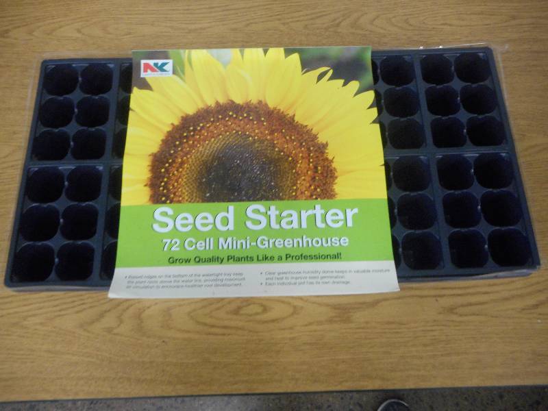 (5) NK Mini Greenhouse Seed Starter Trays