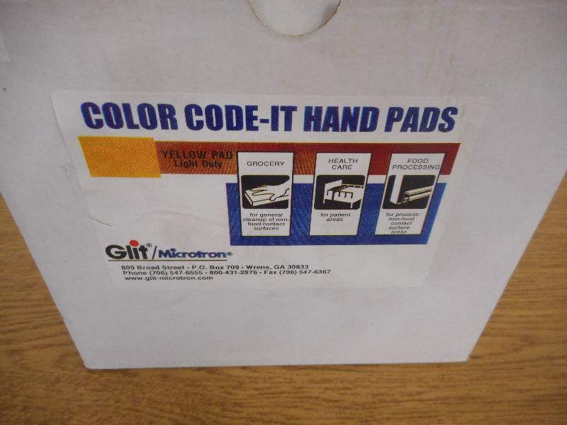 ONE CASE OF 6X10 SCOTCH PADS