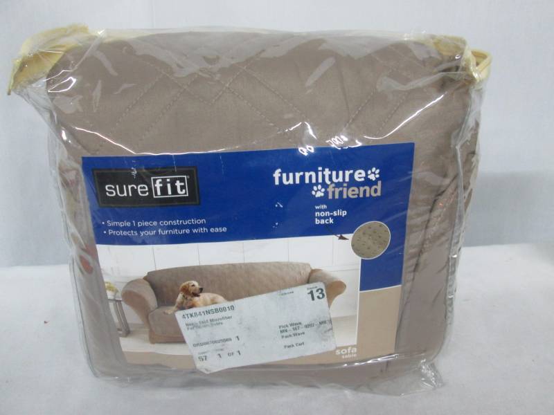 Sure Fit Microfiber Nonskid Pet Sofa Cover