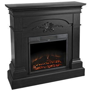 McLeland Design Fireplace Mantel - Black