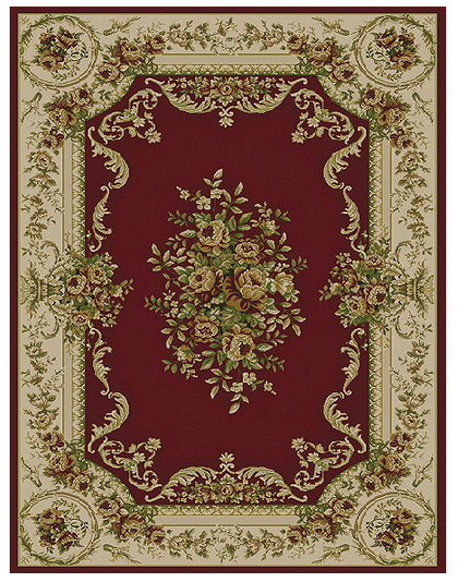 Orian Rugs Michelle�s Bouquet 3-Pc. Area Rug Set - Spanish Red