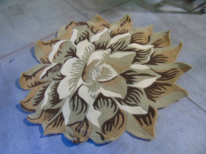 River of Goods Hand Tufted 6.5 x 6.5 Wool Rug