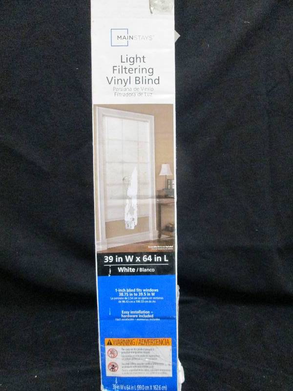 Light Filtering Vinyl Blind  39 in ...