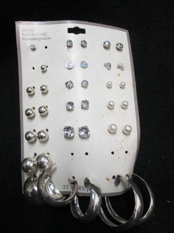 Hypo-Allergenic Pieced Earrings...