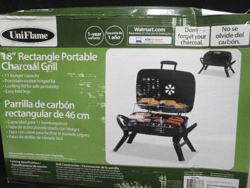 UniFlame 18 inch Rectangle Portable...