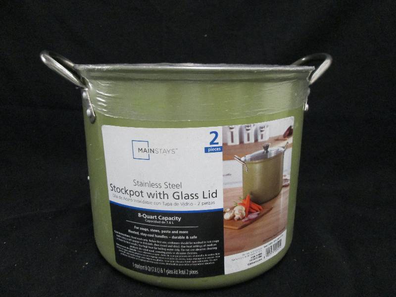 Mainstays 8 Quart Stockpot with lid...