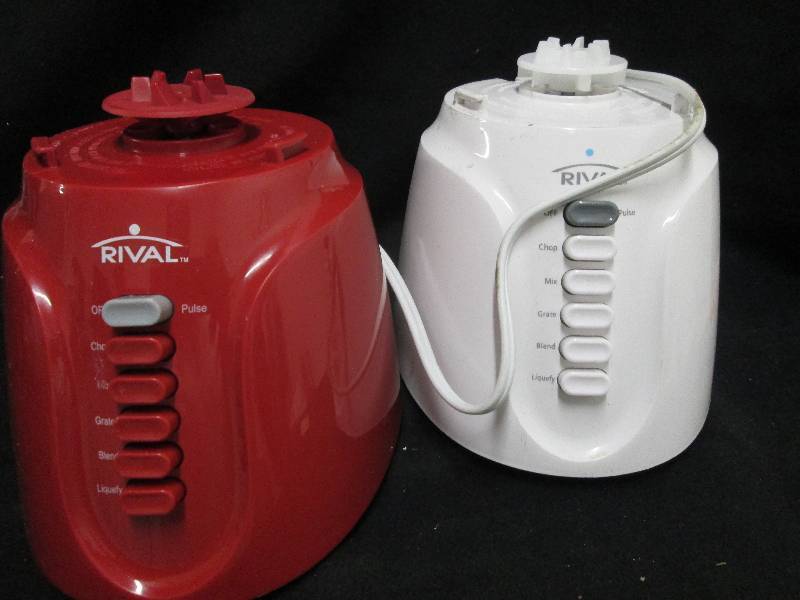 2 Rival Blender Bases...