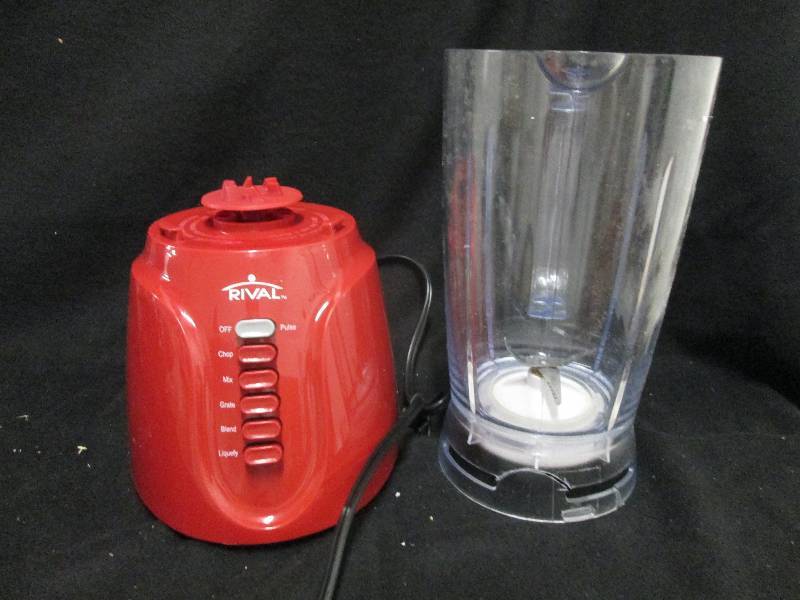 Rival Blender Incomplete use ase pa...