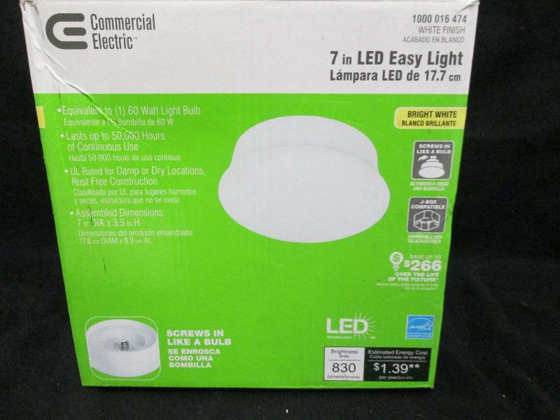Commercial Electric 7 inch LED Easy Light