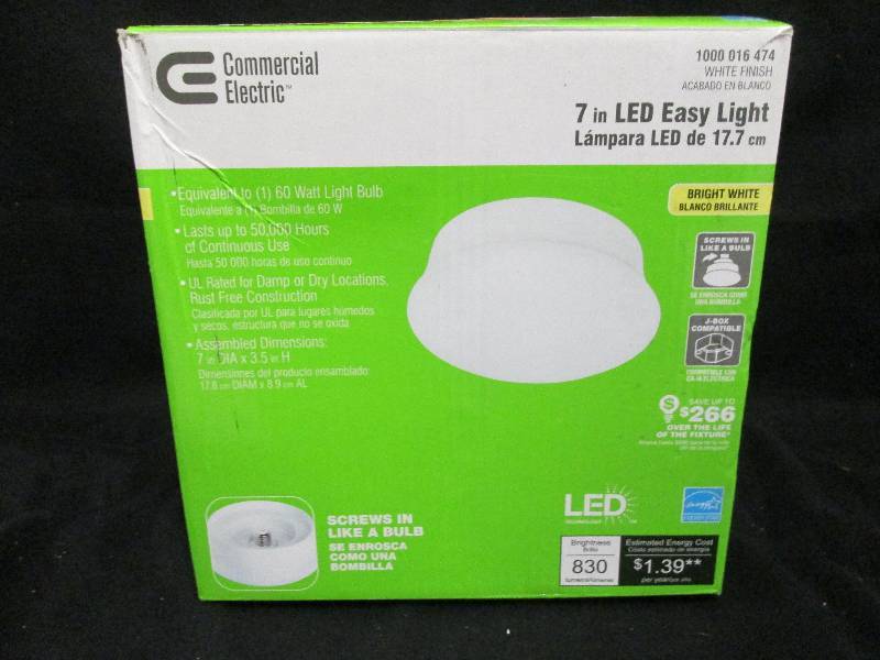 Commercial Electric 7 inch LED Easy Light