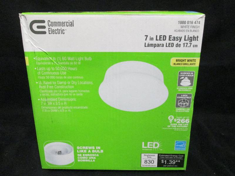 Commercial Electric 7 inch LED Easy Light
