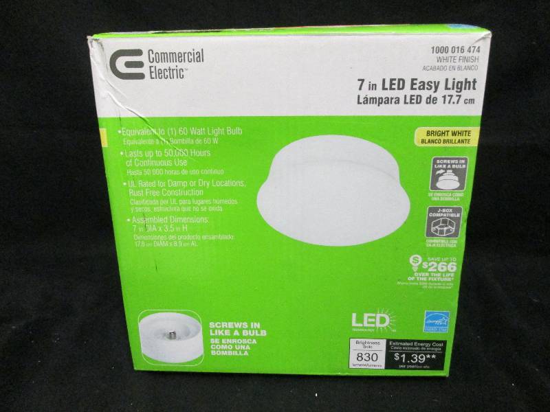 Commercial Electric 7 inch LED Easy Light