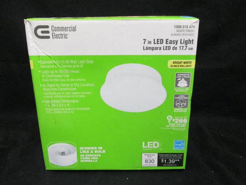 Commercial Electric 7 inch LED Easy Light