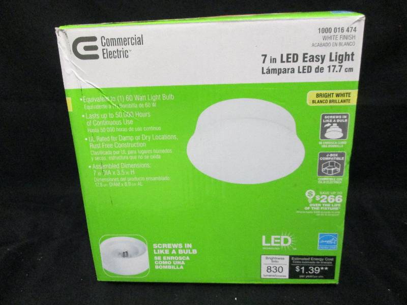 Commercial Electric 7 inch LED Easy Light