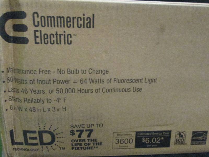 Commercial Electric Maintenance Free 4 foot LED Wrap Light Bright White