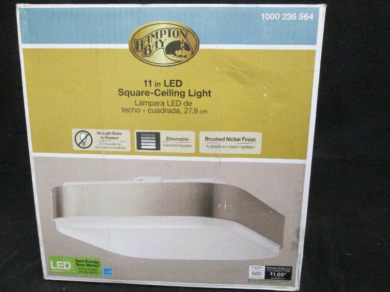 Hampton Bay 11 inches LED Square Ceiling Light