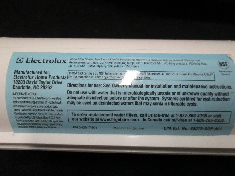 Electrolux filter