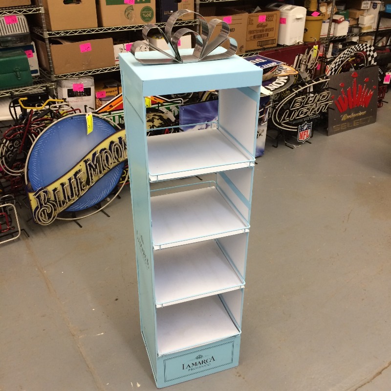 Shelving Unit  - in very good shape    dimensions 13 w x 12 d x 48 high