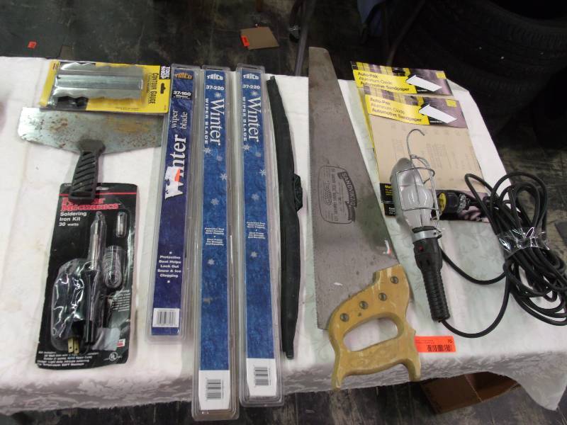 garage and construction items
