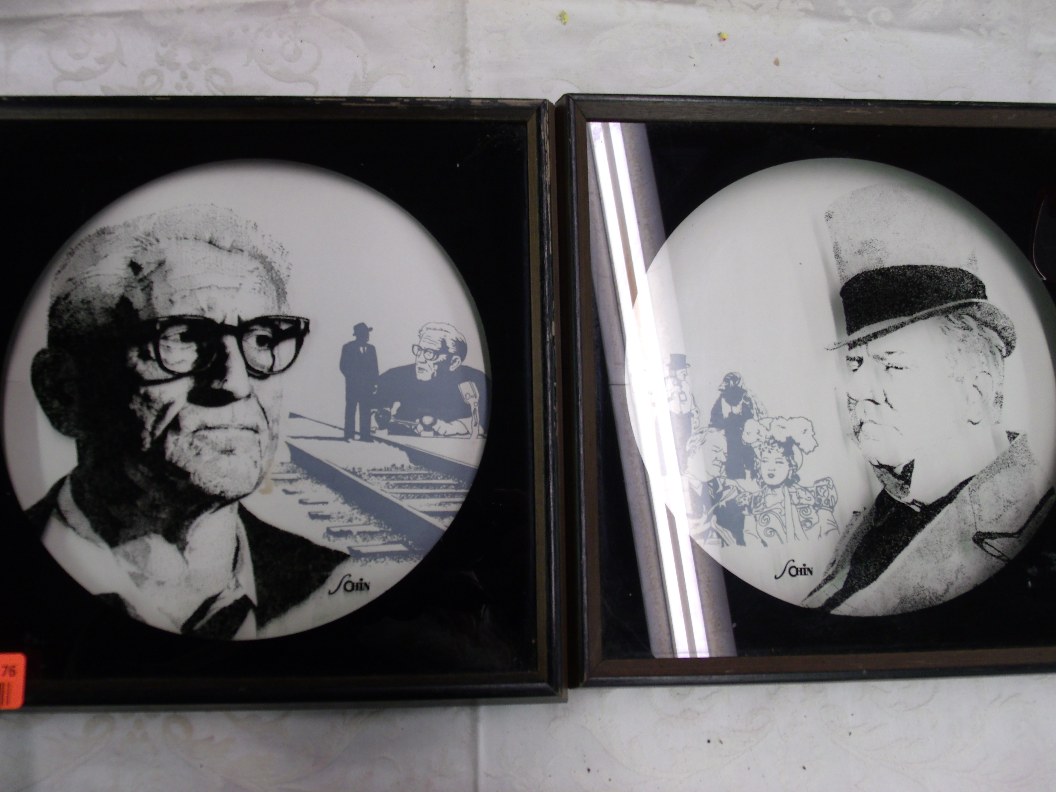 shadow pictures on glass