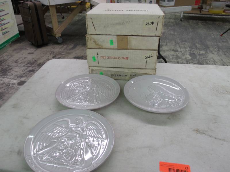 Frankoma Christmas Collectors plates