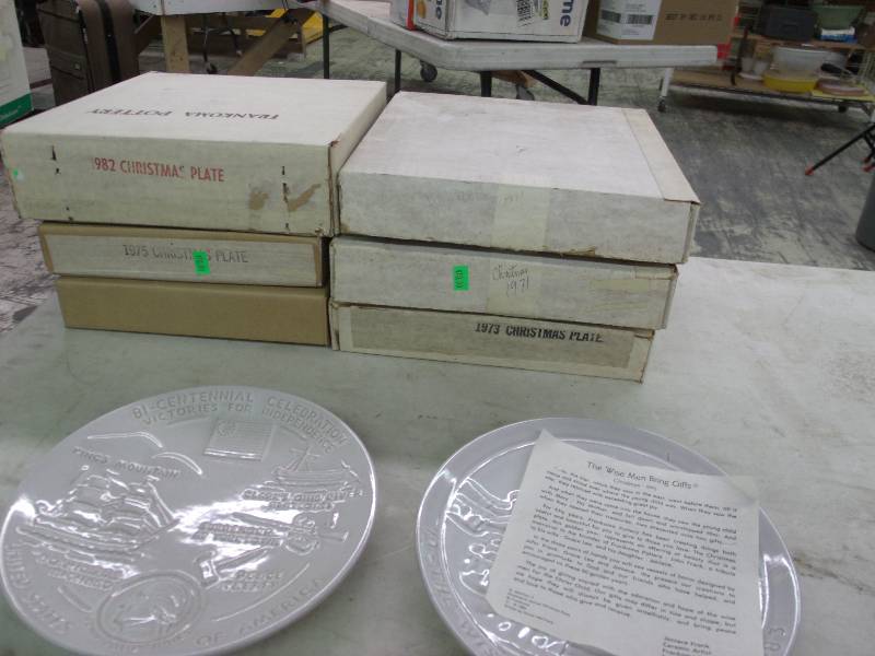 Frankoma Christmas Collectors plates