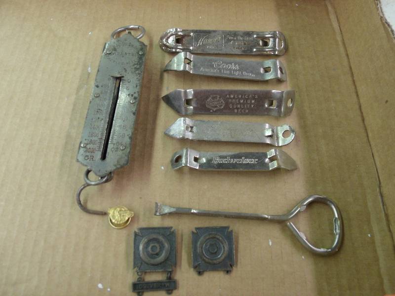 Bottle openers and medals