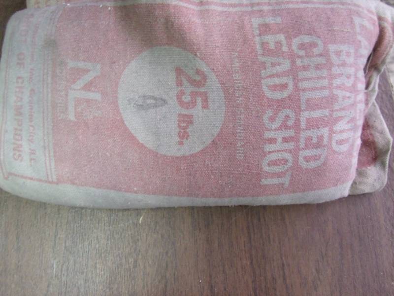 one 25# bag #6 shot