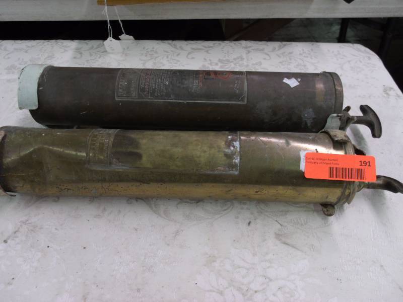 grease gun and fire extinguisher