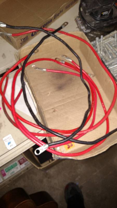 lot of battery cables
