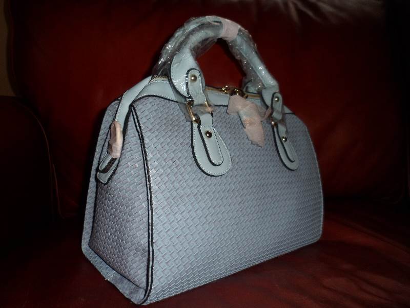 NEW PU Leather Blue Roosevelt Handbag