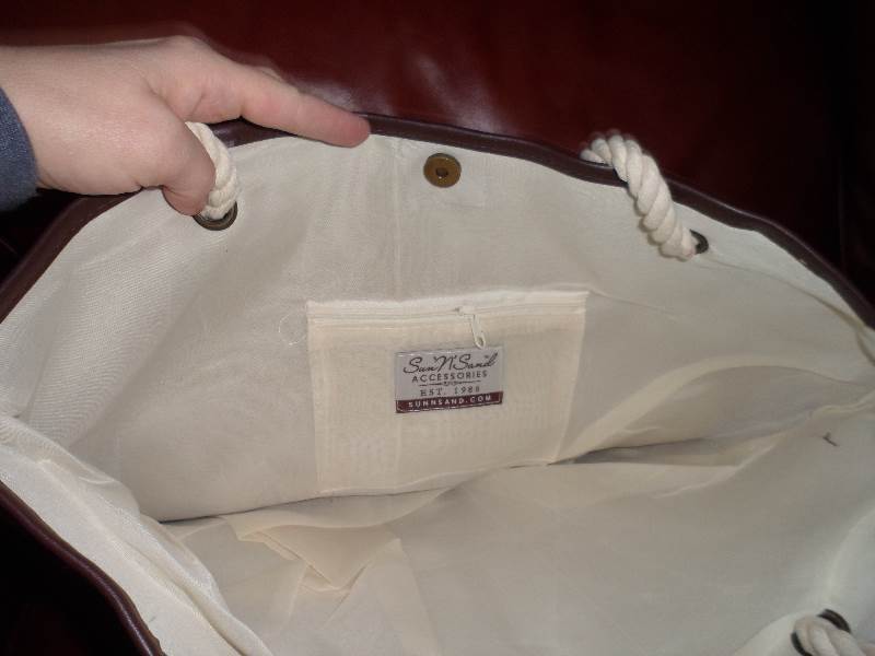 New Sun N Sand Tote & Clutch Blue & White Cloth