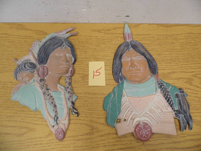 Metal Native American Wall Hangings
