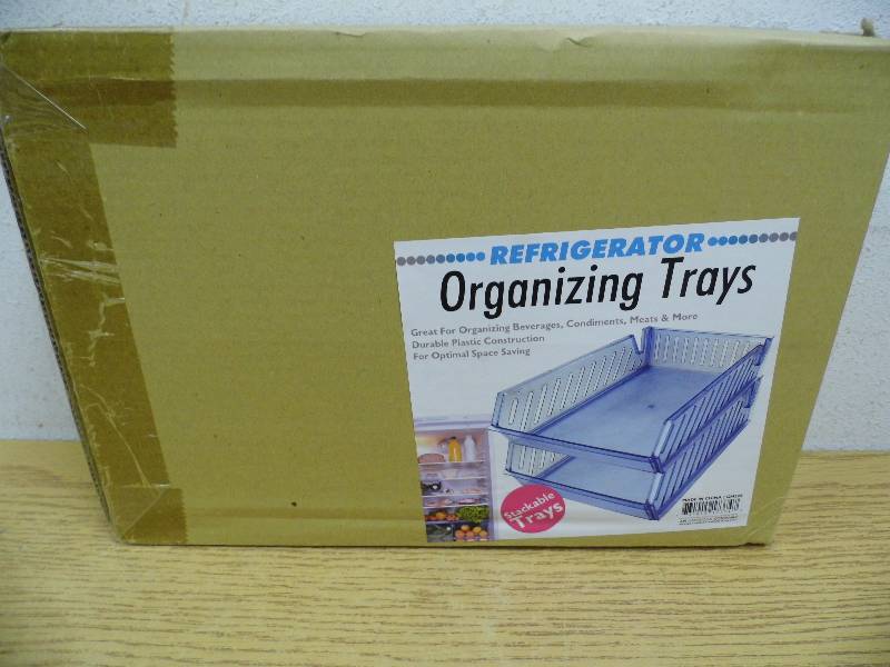 Refridgerator Stacking Oranizer Trays