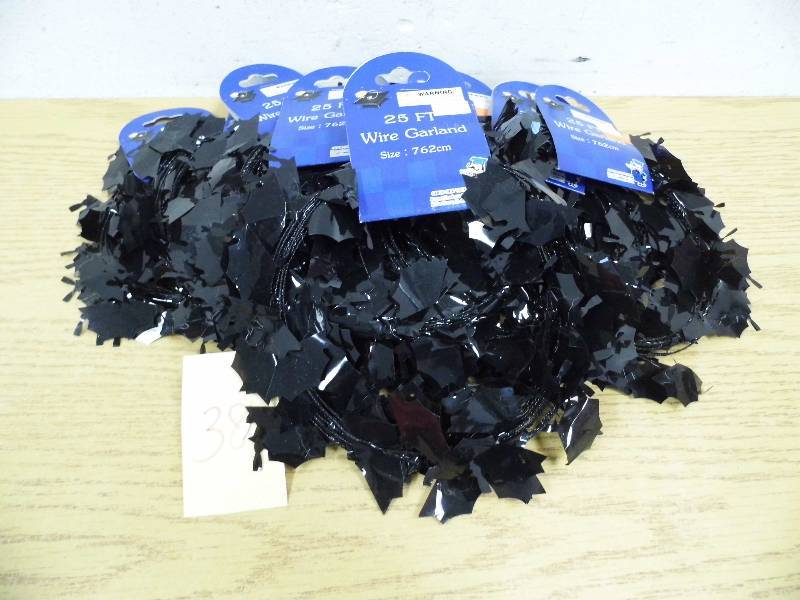 9 Packs Graduation Garland - Black